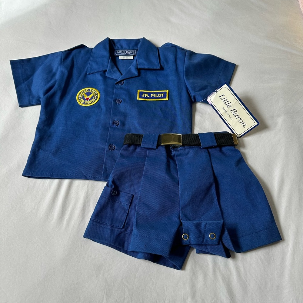 Jr. Pilot made USA  18-24 months United States Air Force 100 Cotton new w tags